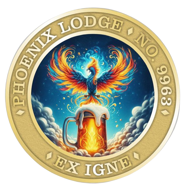 Phoenix Lodge No. 9963 emblem, Ex Igne