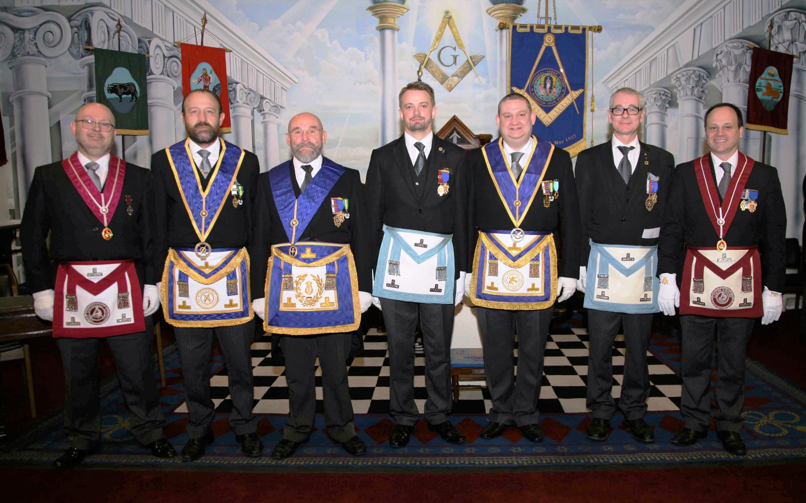Phoenix Lodge group photograph